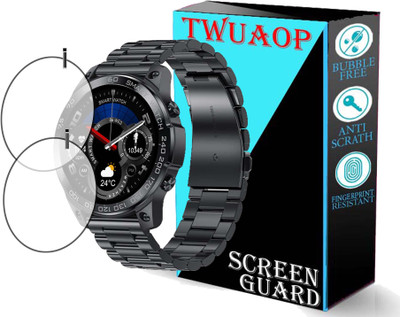 TWUAOP Screen Guard for FIRE BOLTT DAGGER LUXE SMARTWATCH(Pack of 2)