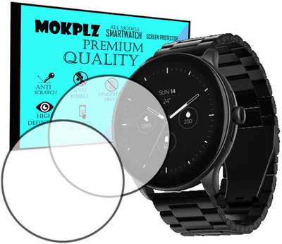MOKPLZ Screen Guard for BOAT WAVE PRIMIA TALK SMARTWATCH(Pack of 2)