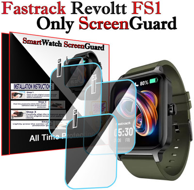 HIDEOUS Screen Guard for Fastrack Revoltt FS1(Pack of 3)