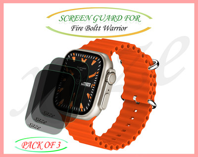 XAZE Screen Guard for Fire Boltt Warrior Smartwatch(Pack of 3)