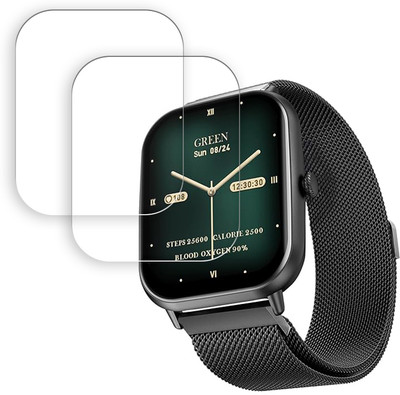 SOMTONE Screen Guard for Fire-Boltt Ninja Call Pro Max 2.01 inch Smartwatch Screen Protector | Anti-Scratch | Edge to Edge Full Coverage | 9H Hardness | Screen Guard(Pack of 2)