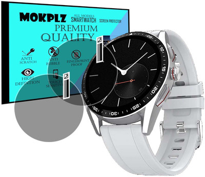MOKPLZ Screen Guard for FIRE BOLTT INVINCIBLE PLUS SMARTWATCH(Pack of 2)