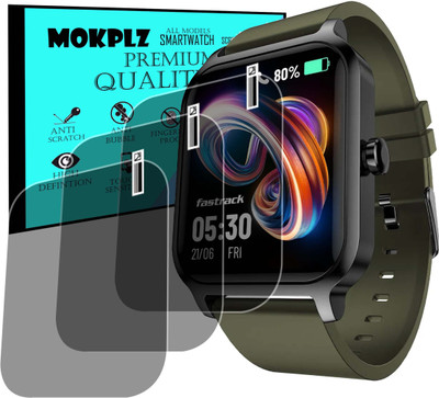 MOKPLZ Screen Guard for FASTRACK REVOLTT FS1 SMARTWATCH(Pack of 3)