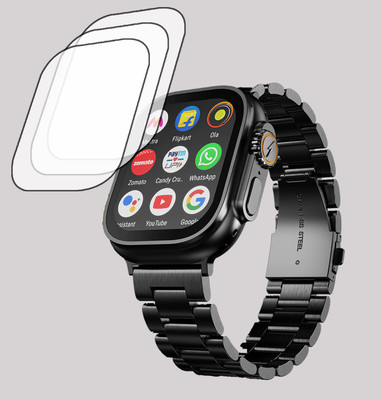 EJZATI Screen Guard for FIRE BOLTT ORACLE SMARTWATCH, SCREEN GUARD(Pack of 3)