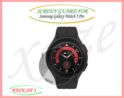 XAZE Screen Guard for Samsung Galaxy Watch 5 Pro Smartwatch(Pack of 1)