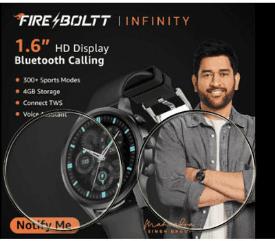 tombik Screen Guard for fg73-Fire Boltt Infinity Smartwatch(Pack of 2)