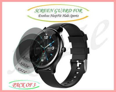 XAZE Screen Guard for Evolves NextFit Halo Sports Smartwatch(Pack of 3)