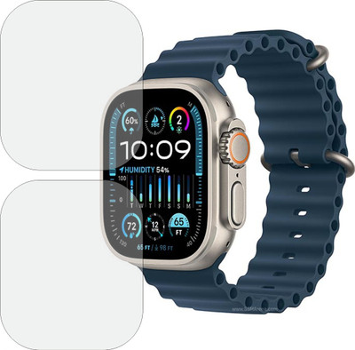 MOBART Edge To Edge Screen Guard for Apple Watch Ultra 2(Pack of 2)