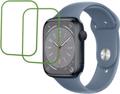 DVMART Screen Guard for (PO2) Apple Watch Series 8 Aluminum(Pack of 2)