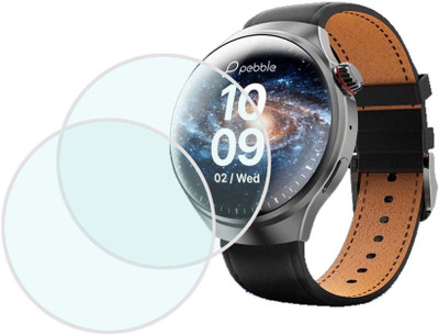 MOKPLZ Screen Guard for PEBBLE DOME SMARTWATCH(Pack of 2)