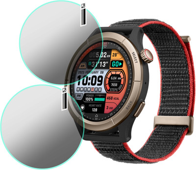 MOKPLZ Screen Guard for AMAZFIT CHEETAH PRO SMARTWATCH(Pack of 2)