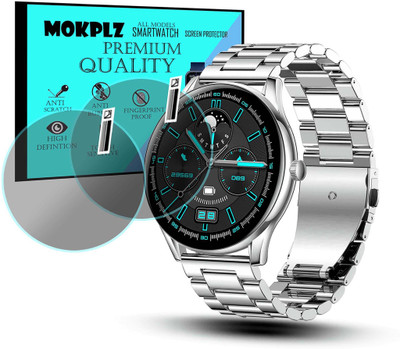 MOKPLZ Screen Guard for PEBBLE COSMOS BOLD PRO SMARTWATCH(Pack of 2)