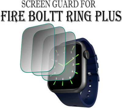 hirdesh Screen Guard for Fire-Boltt Ring Plus 1.91(Pack of 3)