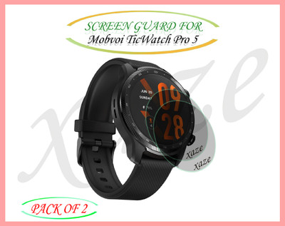 XAZE Screen Guard for Mobvoi TicWatch Pro 5 Smartwatch(Pack of 2)