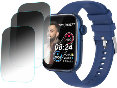 siglaciz Screen Guard for FIRE-BOLTT RING 3 SMARTWATCH(Pack of 3)