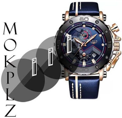 MOKPLZ Screen Guard for LIGE MEANS ANALOG QUARTZ WATCH(Pack of 3)
