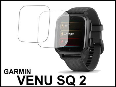 TWUAOP Screen Guard for GARMIN VENU SQ 2(Pack of 2)