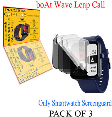 daffin Screen Guard for boAt Wave Leap Call(Pack of 3)