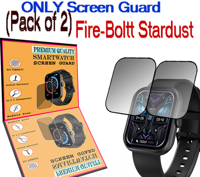 HIDEOUS Screen Guard for Fire Boltt Stardust(Pack of 2)