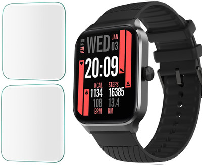 CUBES Screen Guard for Noise ColorFit Canvas 1.96 Inch Smart Watch | Soft and Flexible | Touch Sensitive | Unbreakable | Ultra Thin High Grade 9H TPU Film (Not a Glass Tempered)(Pack of 2)