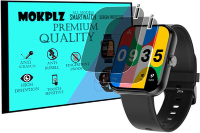 MOKPLZ Screen Guard for AMBRANE WISE EON MAX SMARTWATCH(Pack of 2)