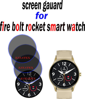 ejzatex Screen Guard for FIRE BOLT ROCKET SMART WATCH(Pack of 3)