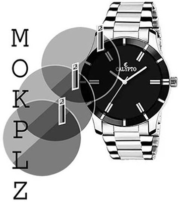 MOKPLZ Screen Guard for CALYPTO SILVER CHAIN ANALOG(Pack of 3)