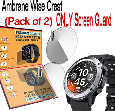 daffin Screen Guard for Ambrane Wise Crest(Pack of 2)