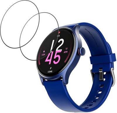 CUBES Screen Guard for boAt Lunar Vista, 1.52 inch Vivid Round Display Smartwatch | Crack proof | Touch Sensitive | Unbreakable | Ultra Thin | Edge To Edge TPU Film(Pack of 2)