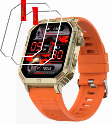 ICROMECK Screen Guard for FIRE BOLTT Commando Smartwatch(Pack of 2)