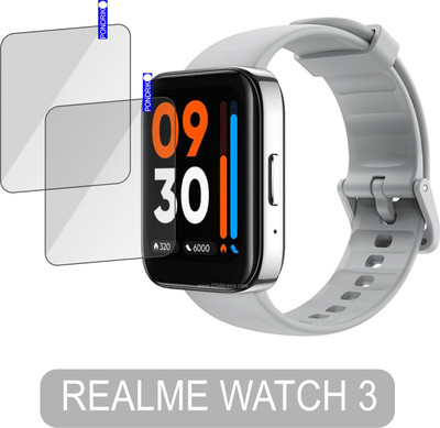 PONDRIK Screen Guard for Realme Watch 3 Smartwatch(Pack of 2)