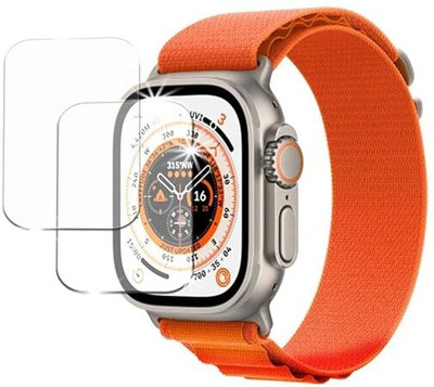 OVMYX Screen Guard for Edge to Edge Protector for Apple watch ultra 49MM (Only Screenguard)(Pack of 2)