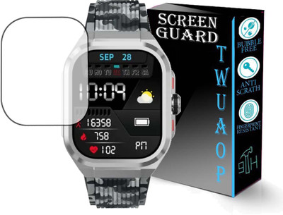 TWUAOP Screen Guard for NOISE COLORFIT THRILL SMARTWATCH(Pack of 1)