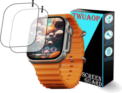 TWUAOP Screen Guard for BOULT DIVE EVO SMARTWATCH(Pack of 2)