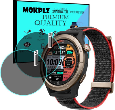 MOKPLZ Screen Guard for AMAZFIT CHEETAH PRO SMARTWATCH(Pack of 2)