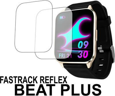 TWUAOP Screen Guard for FASTRACK REFLEX BEAT PLUS(Pack of 2)