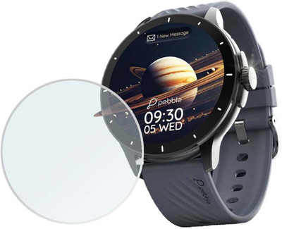 MOKPLZ Screen Guard for PEBBLE ORBITE SMARTWATCH(Pack of 1)