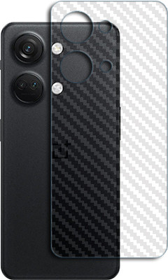 MUTAALI Back Screen Guard for OnePlus Ace 2V Back Carbon Fiber Skin with camera lens(Pack of 1)