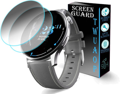 TWUAOP Screen Guard for PEBBLE GOT SMARTWATCH(Pack of 2)