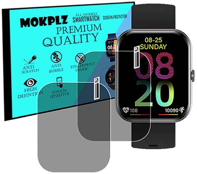 MOKPLZ Screen Guard for FIRE BOLTT TERMINATOR SMARTWATCH(Pack of 2)
