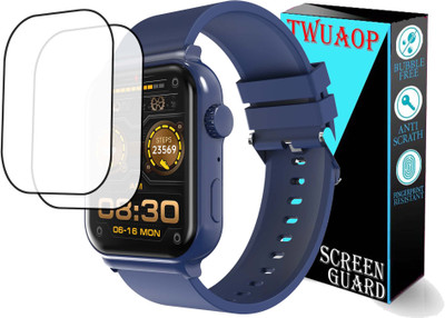 TWUAOP Screen Guard for GIZMORE CLOUD PRO SMARTWATCH(Pack of 2)