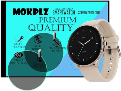 MOKPLZ Screen Guard for BOAT LUNAR CALL PLUS SMARTWATCH(Pack of 2)