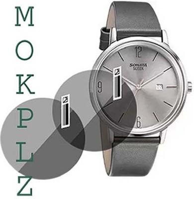 MOKPLZ Screen Guard for SONATA SLEEK ANALOG GREY DIAL(Pack of 2)