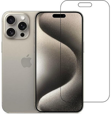 Ace tech Screen Guard for Screen Protector Compatible for iPhone 15 pro max | Full Screen Edge to Edge Coverage | Anti Scratch | Shatter Proof | Anti Glare(Pack of 1)