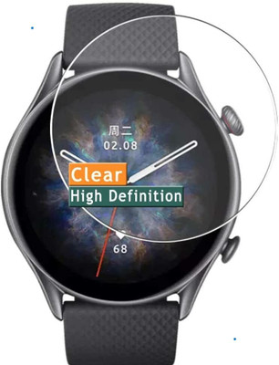 CUBES Screen Guard for Amazfit GTR 3 Pro | 1.45 Inch | Soft and Flexible | Touch Sensitive | Unbreakable | Ultra Thin| Edge To Edge TPU Film ( Not a Tempered Glass )(Pack of 2)