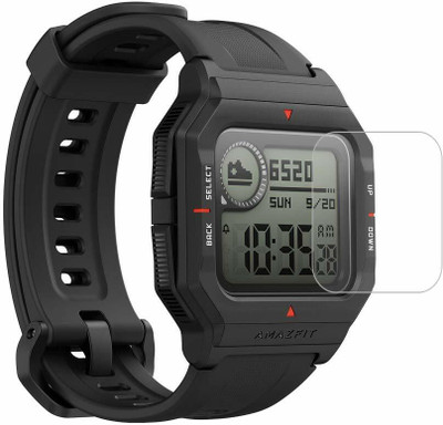 CUBES Screen Guard for Amazfit Neo | 1.2 Inch | Soft and Flexible | Touch Sensitive | Unbreakable | Ultra Thin| Edge To Edge TPU Film ( Not a Tempered Glass )(Pack of 2)