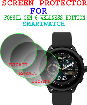 EJZATI Screen Guard for FOSSIL GEN 6 WELLNESS EDITION SMARTWATCH(Pack of 3)