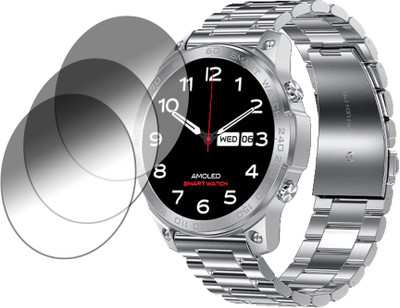 TWUAOP Screen Guard for FIRE BOLTT DAGGER LUXE SMARTWATCH(Pack of 3)