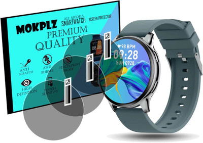 MOKPLZ Screen Guard for PEBBLE COSMOS LUXE 2.0 SMARTWATCH(Pack of 3)