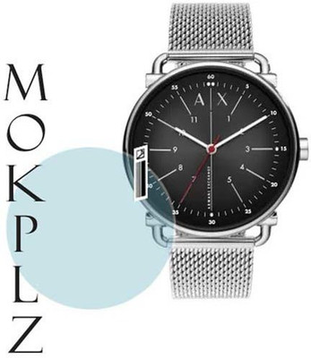 MOKPLZ Screen Guard for ARMANI EXCHANGE ROUND ANALOG BLACK WATCH(Pack of 1)